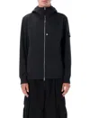 Stone Island Lightweight Hooded Jacket In Black