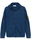 STONE ISLAND SPECKLE-KNIT HOODIE