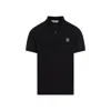 Stone Island Black Piquet Polo Shirt