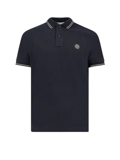 Stone Island Ss Polo In Blue