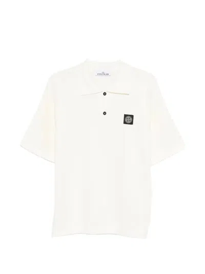 Stone Island Ss Polo In Neutral