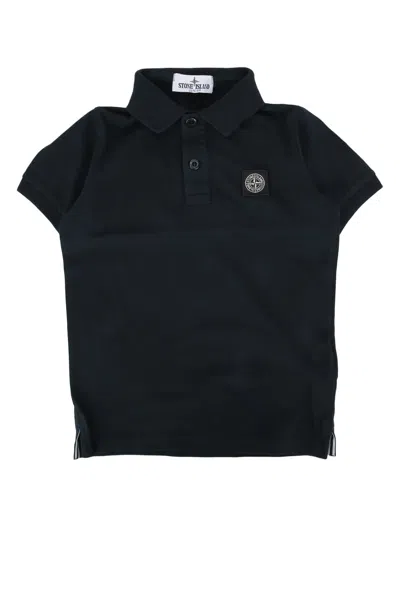 Stone Island Kids' Ss Polo In Blue