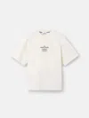 Stone Island Logo Crew Neck Cotton T-shirt With Short Sleeves In White