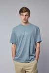 Stone Island Ss T-shirt In Blue
