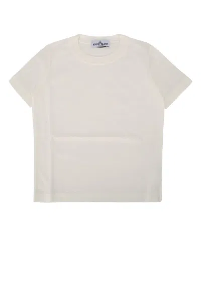 Stone Island Kids' Ss T-shirt In Neutral