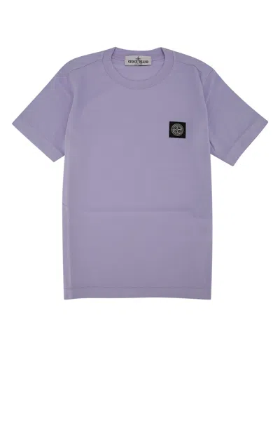 Stone Island Kids' Ss T-shirt In Gray