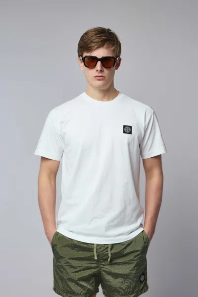 Stone Island Ss T-shirt In White