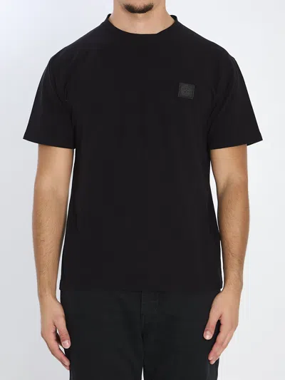 Stone Island Moncler Ss T-shirt In Black