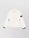 Stone Island Stand Collar Jacket With Hidden Pockets