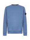 Stone Island Blue 5100071 Light Rws Pure Wool Sweater In Blue