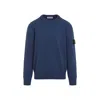 Stone Island Felpa Classica In Blue