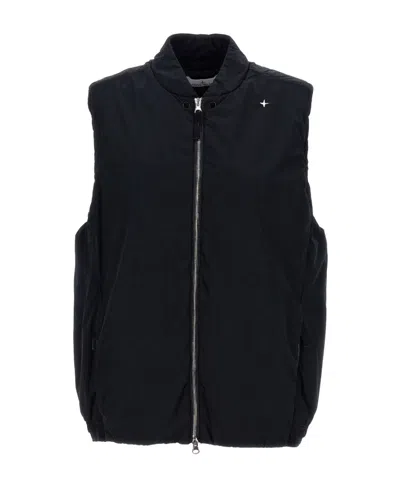 Stone Island Stellina 3l Gilet In Black