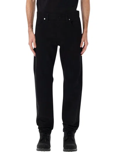 Stone Island Straight Jeans In Black