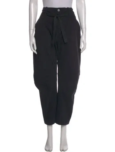 Pre-owned Stone Island Straight Leg Pants In Black