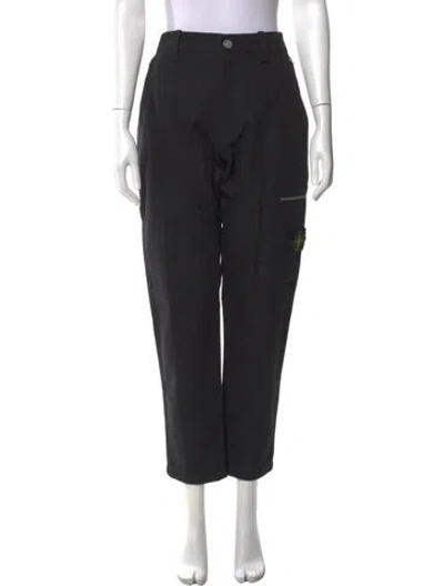 Pre-owned Stone Island Straight Leg Pants In Black