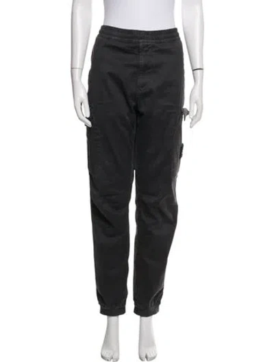 Pre-owned Stone Island Straight Leg Pants In Black