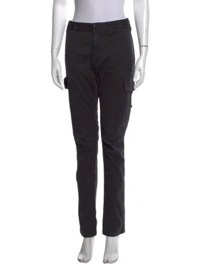 Pre-owned Stone Island Straight Leg Pants In Black