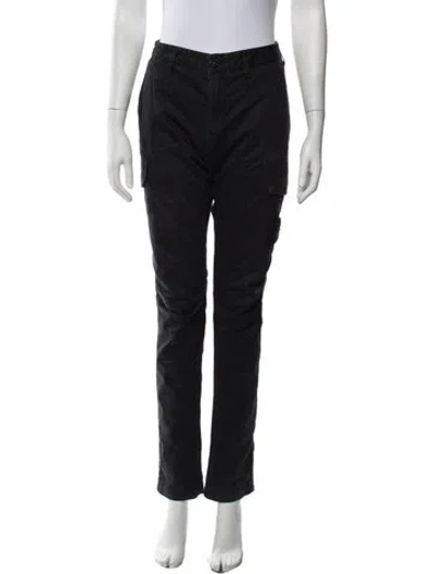Pre-owned Stone Island Straight Leg Pants In Black/blue