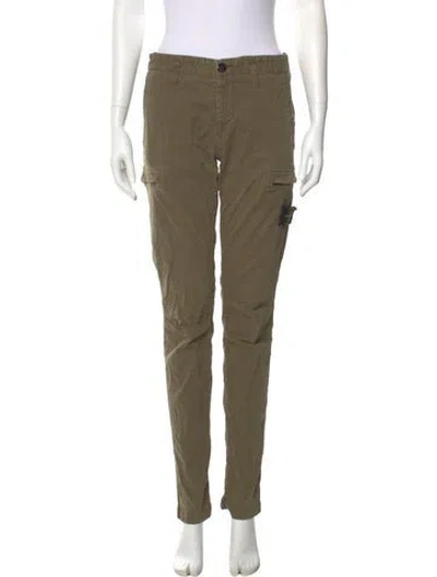 Pre-owned Stone Island Straight Leg Pants In Green