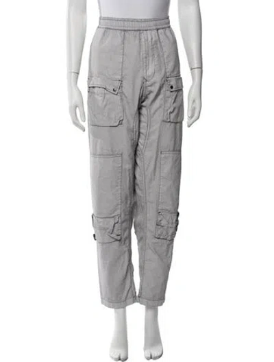 Pre-owned Stone Island Straight Leg Pants In Grey