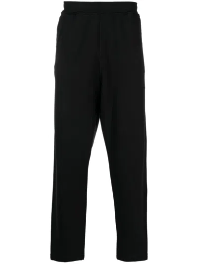 Stone Island Straight-leg Track Pants In Black