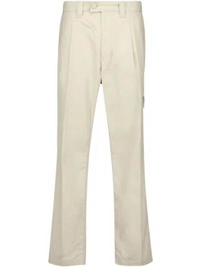 Stone Island Straight-leg Trousers In Neutrals