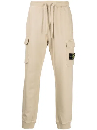 Stone Island Straight-leg Trousers In Neutrals