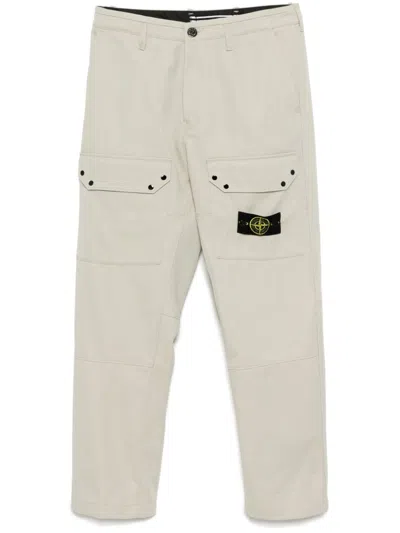 STONE ISLAND STRAIGHT-LEG TROUSERS