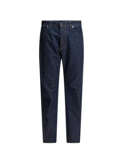 Stone Island Straight-leg Cotton Denim Jeans In Blue
