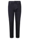 Stone Island J100007 Stretch Black Denim-rinsed Jeans In Blue