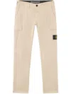 Stone Island Stretch Cargo Trousers In Neutrals