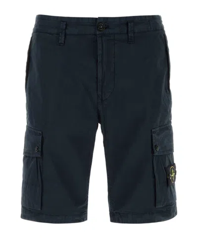 STONE ISLAND STRETCH COTTON BERMUDA SHORTS