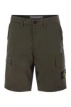 Stone Island Utility Cargo Shorts With Multiple Pockets