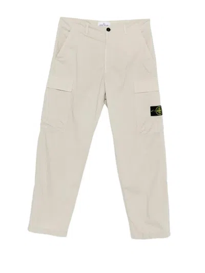 Stone Island Classic Trousers In White