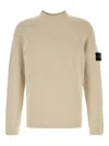 Stone Island Stretch Crew Neck Sweater In Neutral
