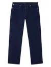 Stone Island Stretch Indigo Denim-rinsed Jeans In Blue