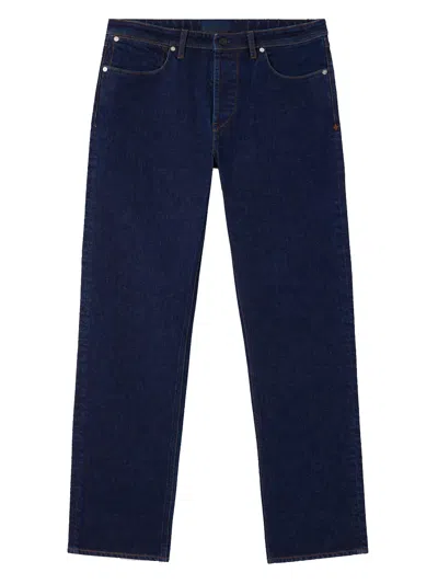 Stone Island Stretch Indigo Denim-rinsed Jeans In Blue