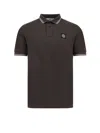 Stone Island Stretch Organic Coton Polo Shirt In Green