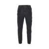 Stone Island Stretch Organic Cotton Cargo Pants In Black