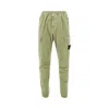 Stone Island Stretch Organic Cotton Cargo Pants In Green