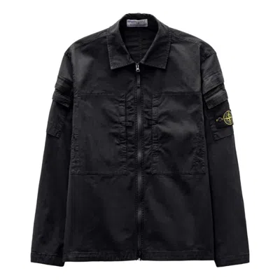 Stone Island Stretch Overshirt 'black'