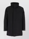 Stone Island Stretch Padded Jacket Front Pockets In Black