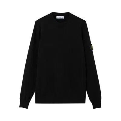 Pre-owned Stone Island Stretch Rws Wool Knit Crewneck 'navy Blue' | Men's Size Xl