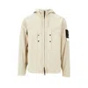 Stone Island Stretch Supima Cotton Twill Blouson Jacket In Beige