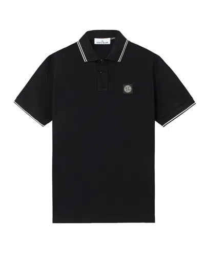 STONE ISLAND STRTECH ORGANIC COTTON POLO SHIRT