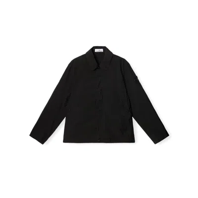 Stone Island 4100024 Light Compact Touch Poly-tc In Black