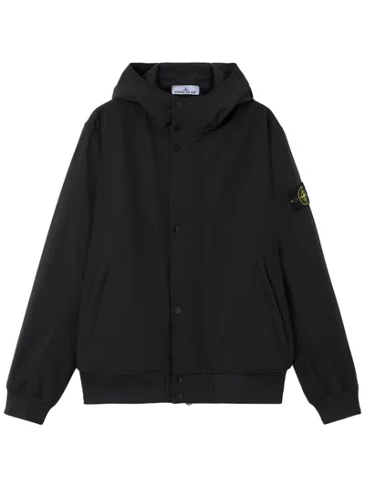 Stone Island Stylish Trench Coat For Men - Spring/summer 26 In Black