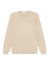 Stone Island Mens Desert Graphic-print Crewneck Cotton-jersey Sweatshirt In Neutral