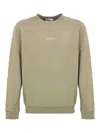 Stone Island Cotton Sweatshirt In Brown