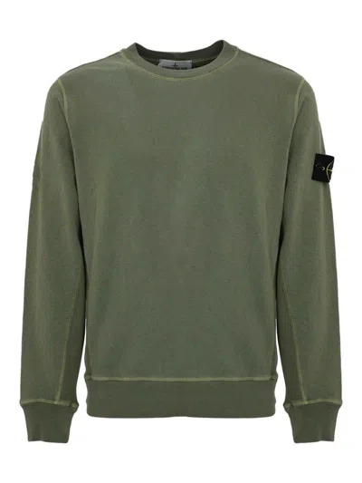 STONE ISLAND COTTON SWEATSHIRT